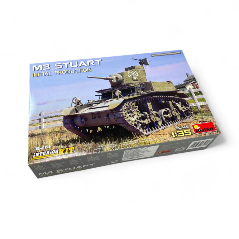 Production Initiale du M3 Stuart, WW II Military Miniatures Series - MINIART 35401 - 1/35