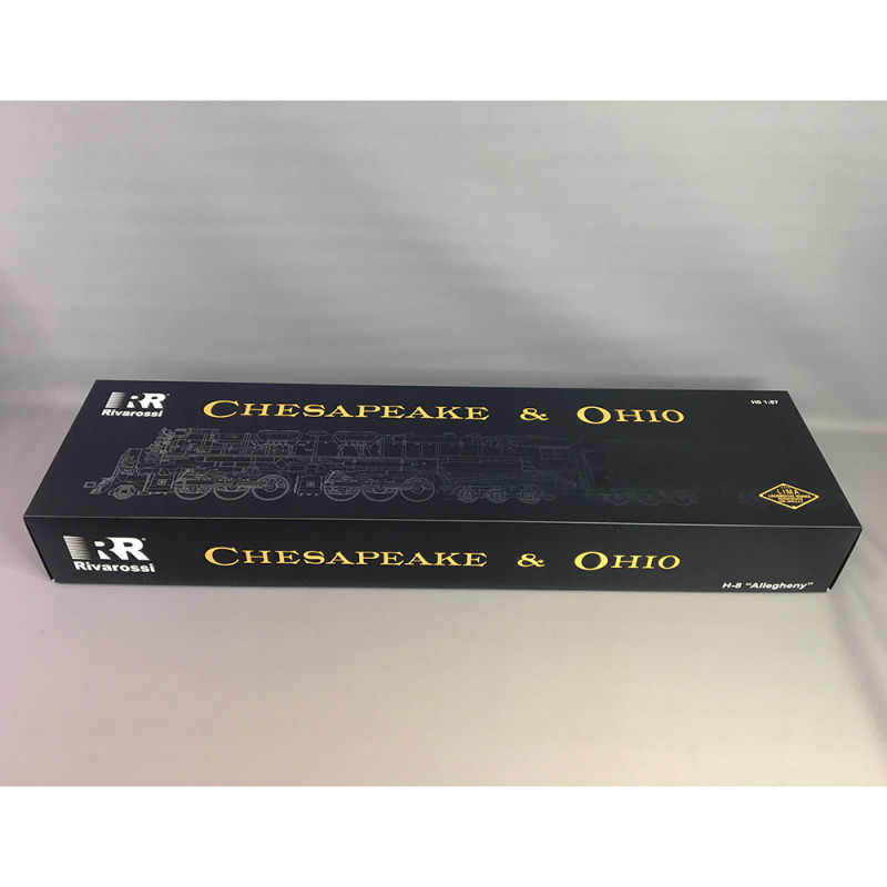 Locomotive à vapeur articulée classe 2-6-6-6 "Allegheny", Cheseapeake & Ohio 1653, DCC - Rivarossi HR2952 - HO 1/87