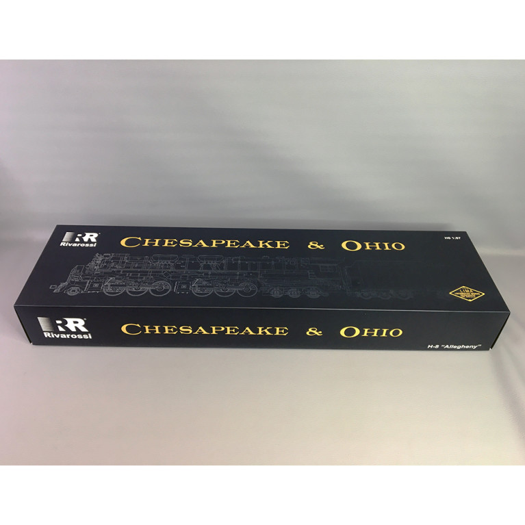 Locomotive à vapeur articulée classe 2-6-6-6 "Allegheny", Cheseapeake & Ohio 1653, DCC - Rivarossi HR2952 - HO 1/87