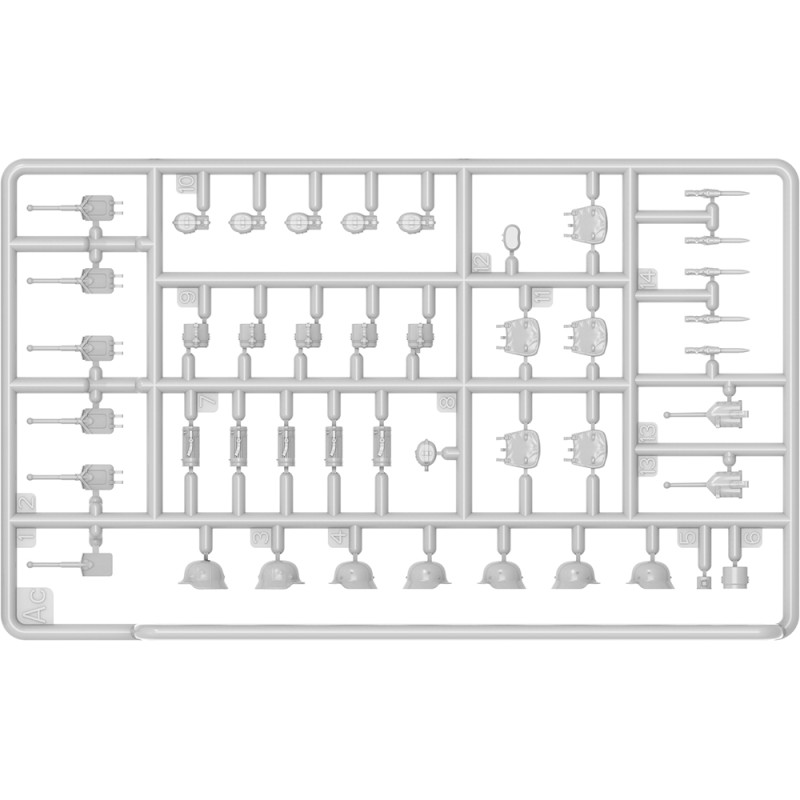 Équipage de canon Allemand, Série WWII Military Miniatures - MiniArt 35471 - 1/35