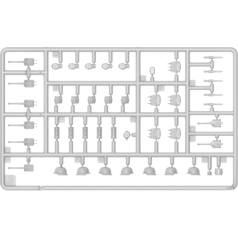 Équipage de canon Allemand, Série WWII Military Miniatures - MiniArt 35471 - 1/35