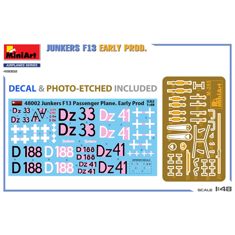Junkers F13 Early prod. - MiniArt 48002 - 1/48