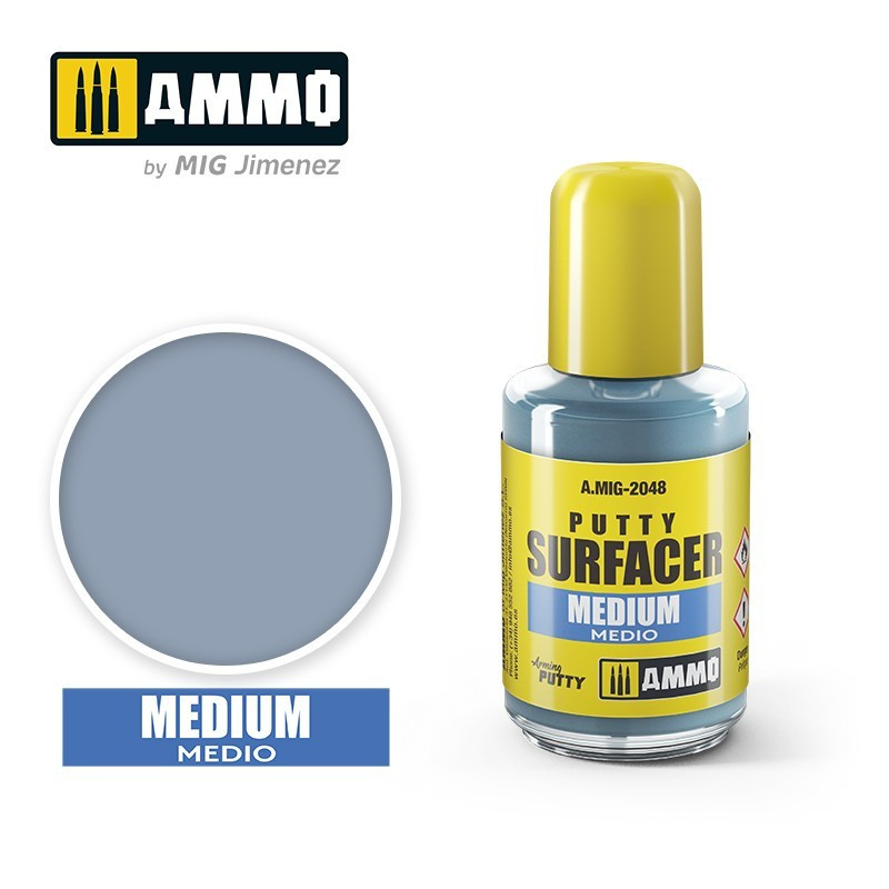 Mastic liquide, Putty Surfacer, Medium 30ml - Ammo 2048 Mastic liquide, Putty Surfacer, Medium 30ml - Ammo 2048