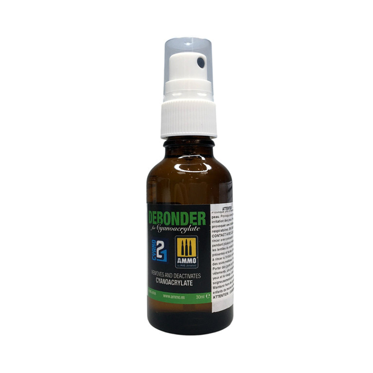 Debonder, dissolvant cyanoacrylate, 30ml - Ammo 8036