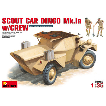 Voiture Scout DINGO Mk.1 avec équipage - Miniart 35087