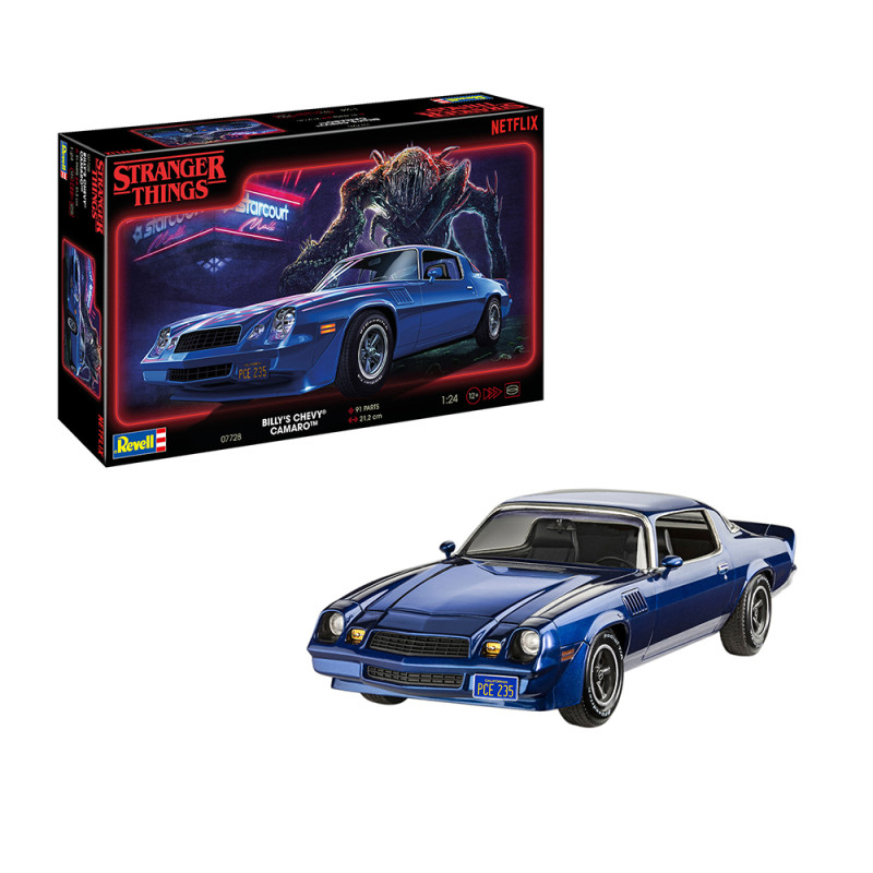 Maquette REVELL Chevrolet Camaro Z28 1985 - Échelle 1/24 - À Assembler Et Peindre