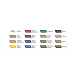 Figure Color Series, 16x18ml – Medieval Colors - Vallejo 70.142