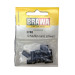 Bouchon cruciforme, ∅ 1,6 mm, Noir - Brawa 3748