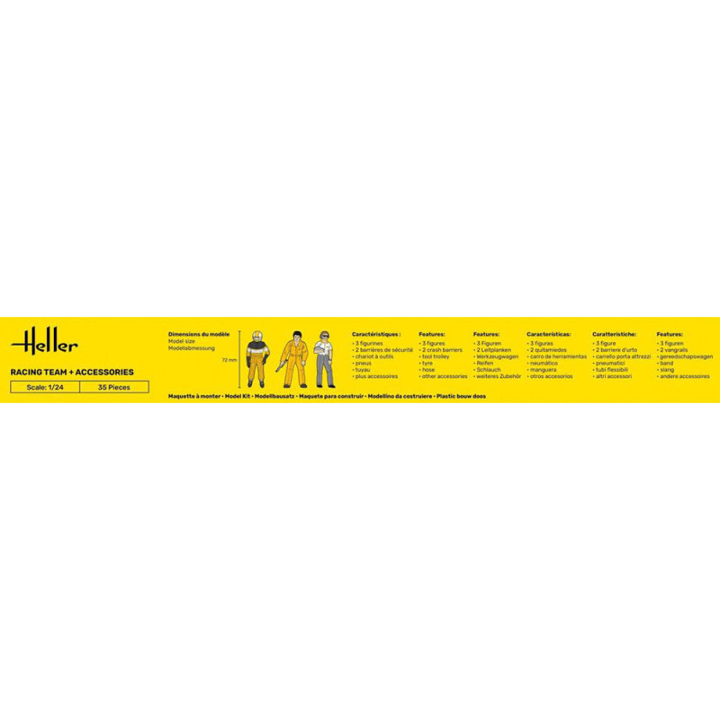 Equipe course automobile - HELLER 82750 - 1/24
