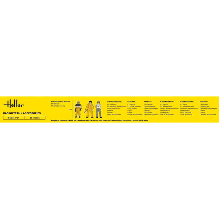 Equipe course automobile - HELLER 82750 - 1/24