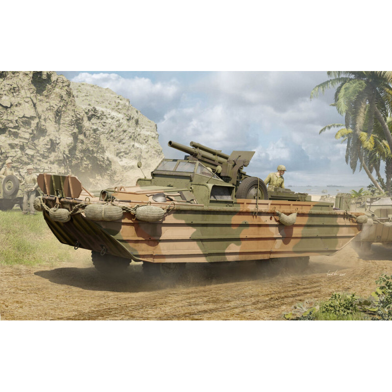 Miniature GMC DUKW 353 Amphibie 1942 - MJM N°232 - Echelle 1/43 - Occasion