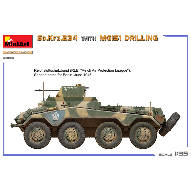 Sd.Kfz.234 avec MG151 - MINIART 40014 - 1/35