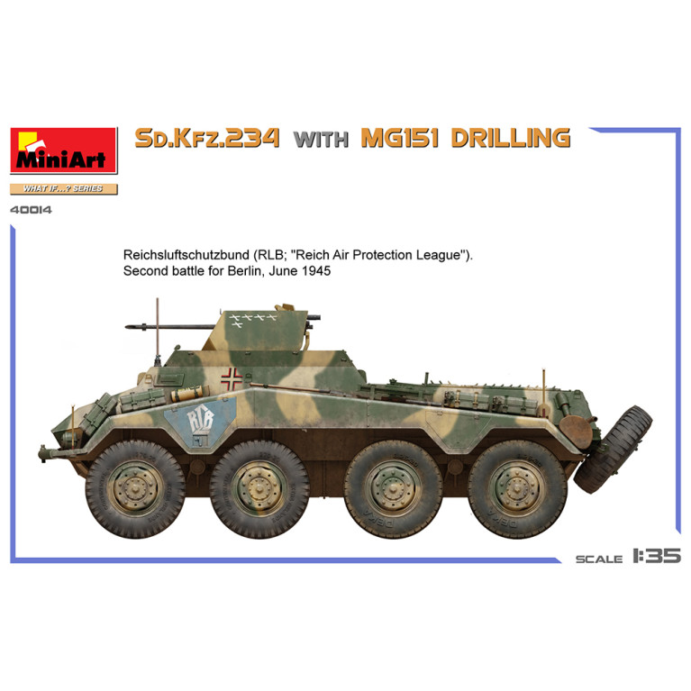 Sd.Kfz.234 avec MG151 - MINIART 40014 - 1/35
