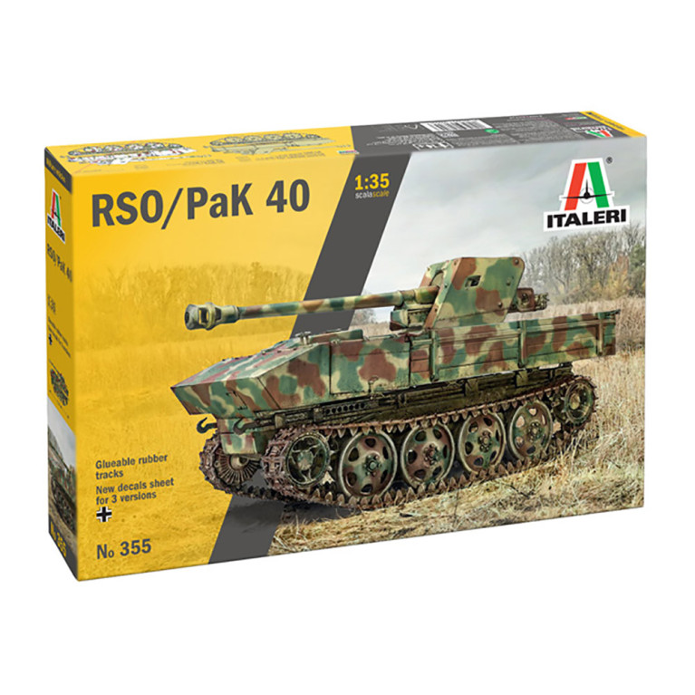 Tracteurs à chenilles RSO / PAK 40 - ITALERI 355 - 1/35