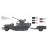Véhicule SD.KFZ.10/4 avec FLAK 30 et équipage - ITALERI 6395 - 1/35