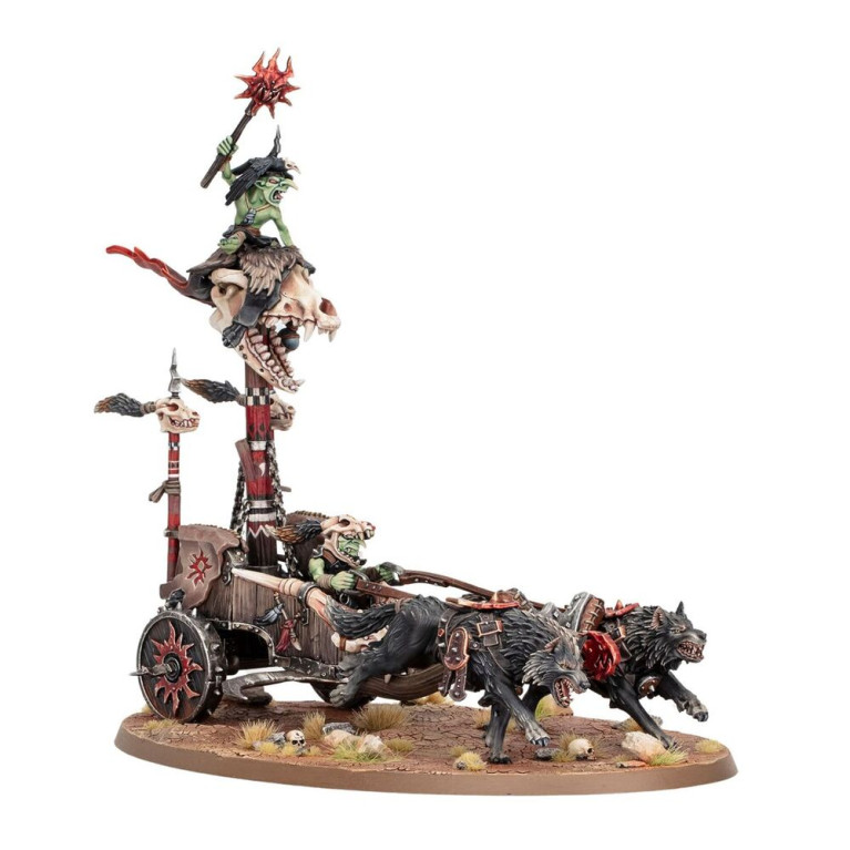 Warhammer Age Of Sigmar: Gloomspite Grogneboss sur Rouleguerre - WARHAMMER 89-91