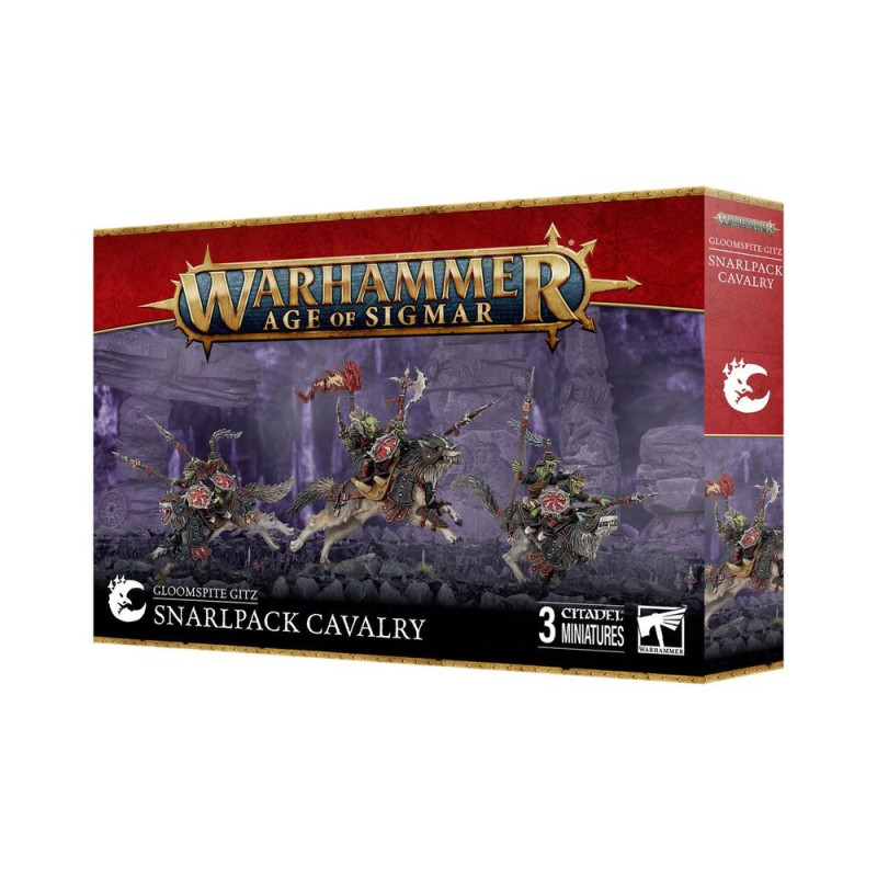 Warhammer Age Of Sigmar: Gloomspite Cavalerie Grognemeute - WARHAMMER 89-88