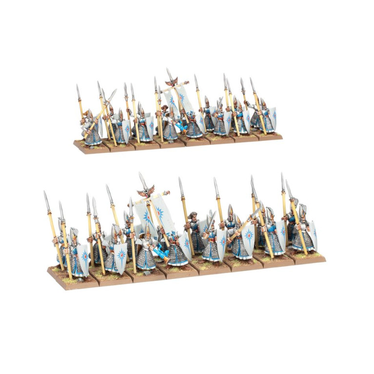 Warhammer The Old World : Elven Spearmen, High Elf Realms - WARHAMMER 13-15