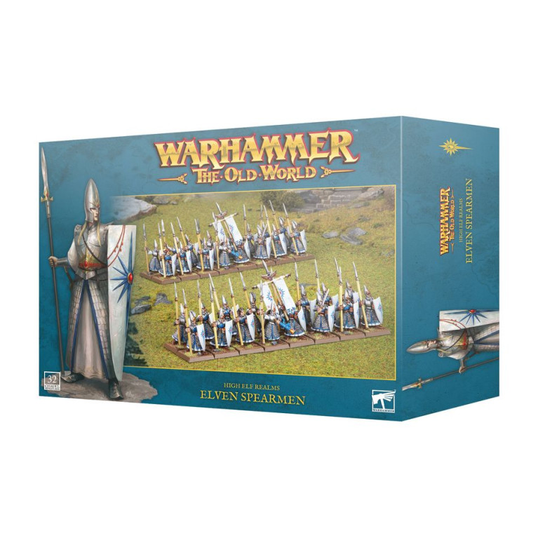 Warhammer The Old World : Elven Spearmen, High Elf Realms - WARHAMMER 13-15
