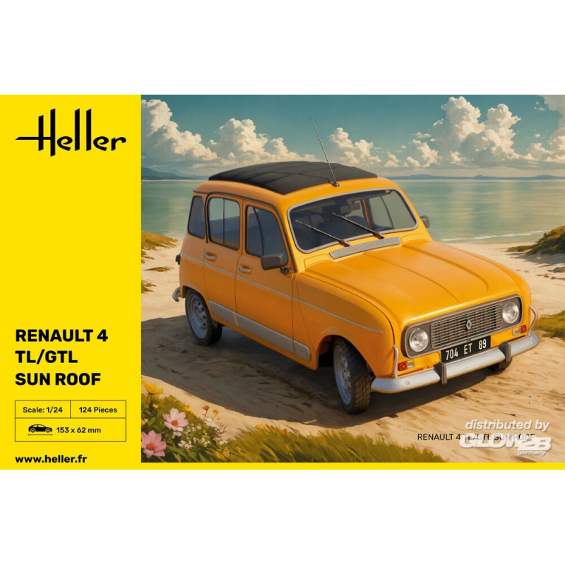Renault 4 TL / GTL Sun Roof - HELLER 82704