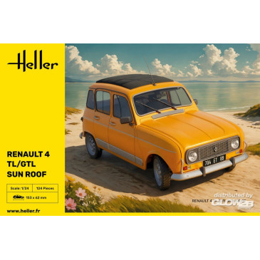 Renault 4 TL / GTL Sun Roof - HELLER 82704