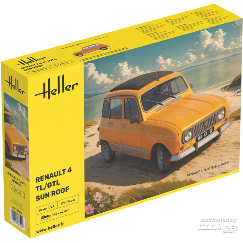 Renault 4 TL / GTL Sun Roof - HELLER 82704
