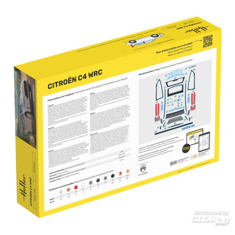 Citroën C4 WRC, Starter Kit - HELLER 56756