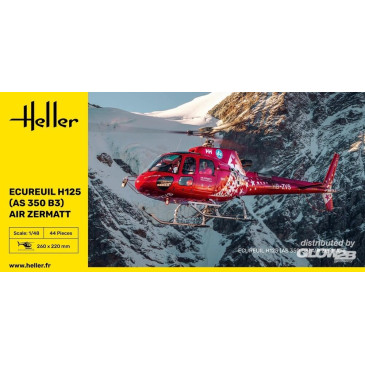 Hélicoptère Ecureuil H125 (AS 350 B3) Air Zermatt - HELLER 80490