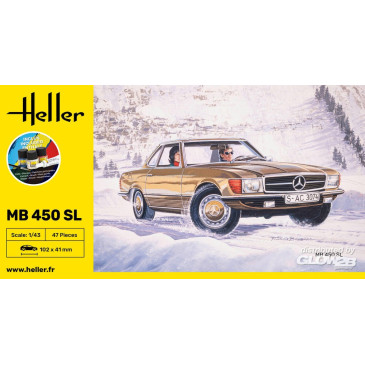 Mercedes Benz 450 SL, Starter Kit - HELLER 56171