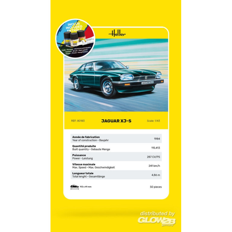 Jaguar XJ-S, Starter Kit - HELLER 56183
