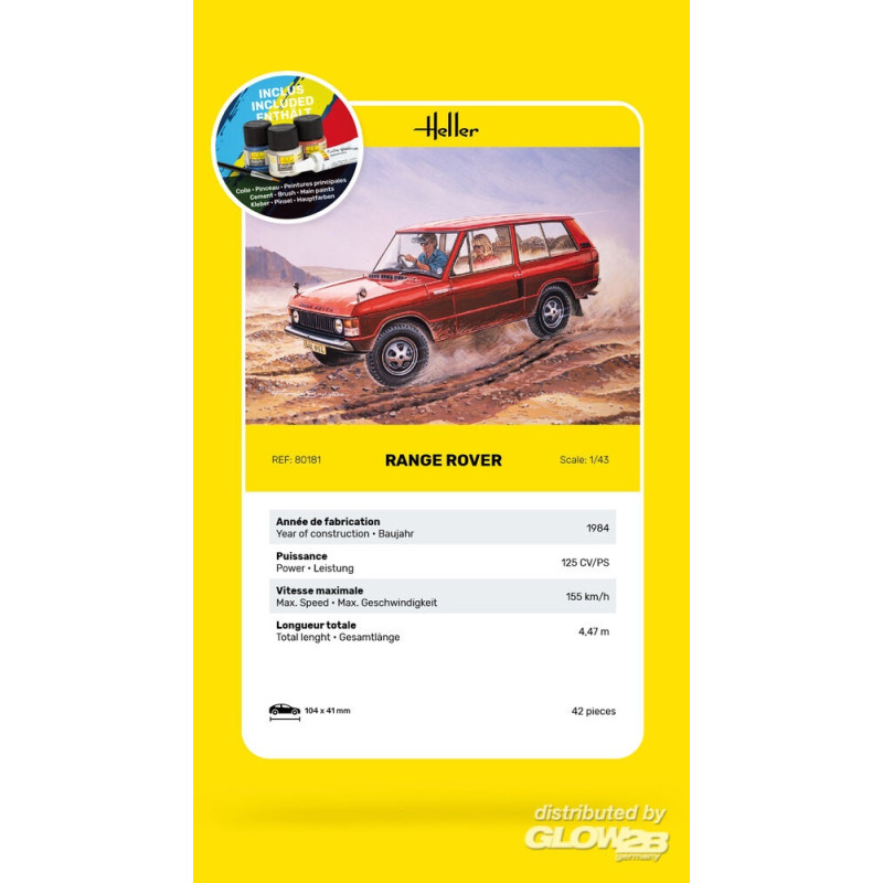 Range Rover, série 1, Starter Kit - HELLER 56181