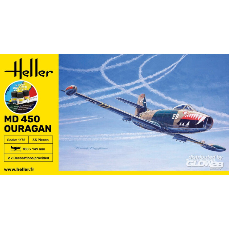 Ouragon MD 450 (Dassault), Starter Kit - HELLER 56201