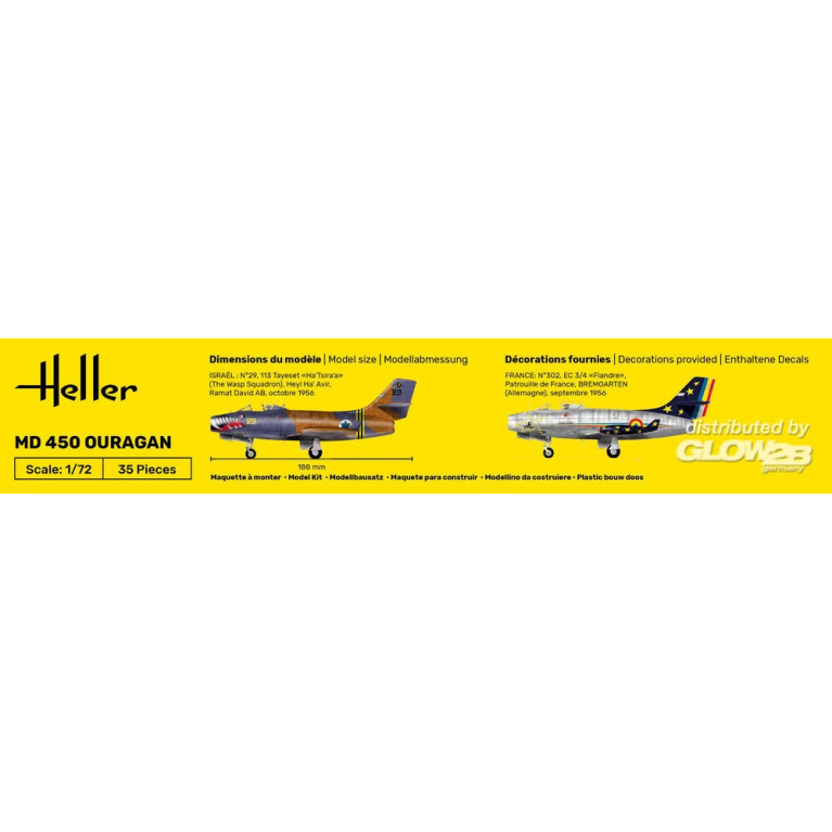 Ouragon MD 450 (Dassault), Starter Kit - HELLER 56201