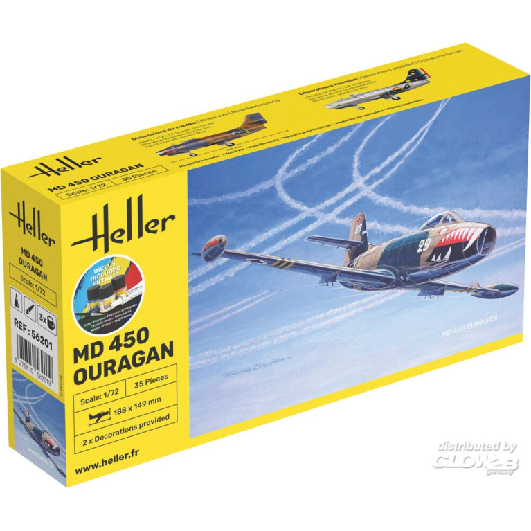 Ouragon MD 450 (Dassault), Starter Kit - HELLER 56201
