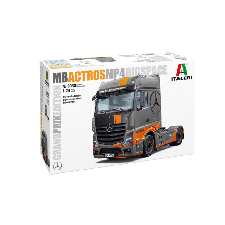 Mercedes Benz Actros MP4 "Big Space" Grand Prix Edition - ITALERI 3968