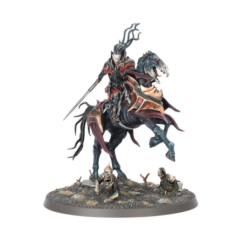 Warhammer Age Of Sigmar: Vampire Lord on nightmare steed, Soulblight Gravelords - WARHAMMER 91-82