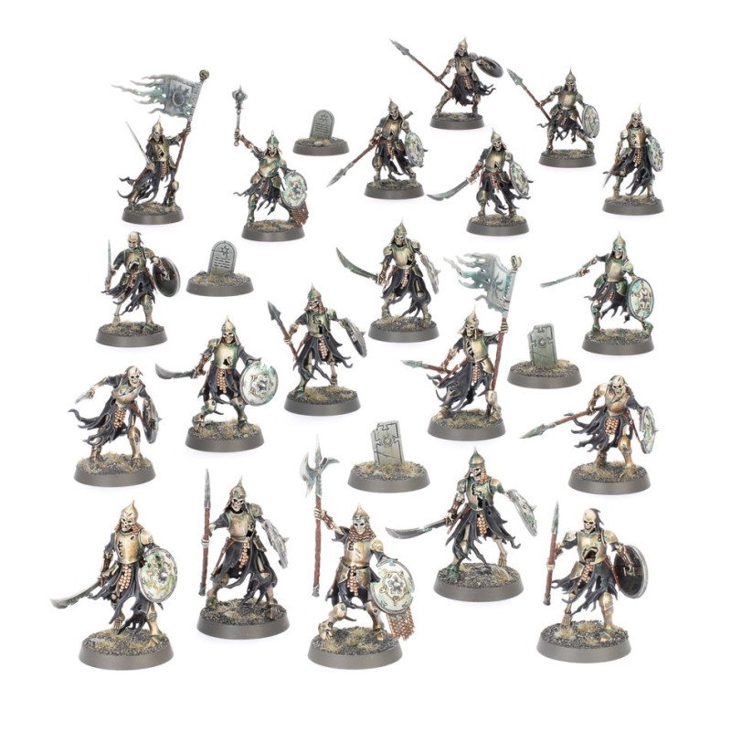 Warhammer Age Of Sigmar: Deathrattle skeletons, Soulblight Gravelords - WARHAMMER 91-42