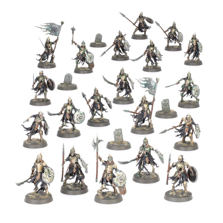 Warhammer Age Of Sigmar: Deathrattle skeletons, Soulblight Gravelords - WARHAMMER 91-42