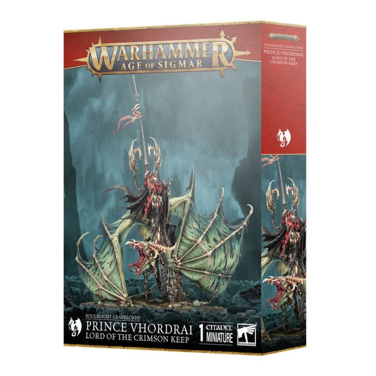 Age Of Sigmar: Prince Vhordrai Lord of the Crimson Keep, Soulblight Gravelords - WARHAMMER 91-80