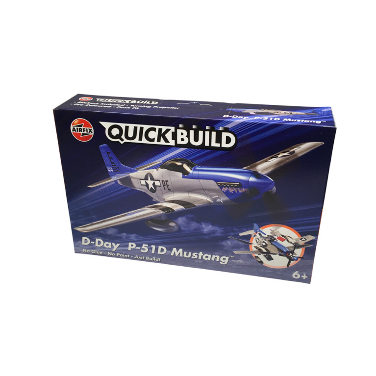 D-Day P-51D Mustang QuickBuild - AIRFIX J6046