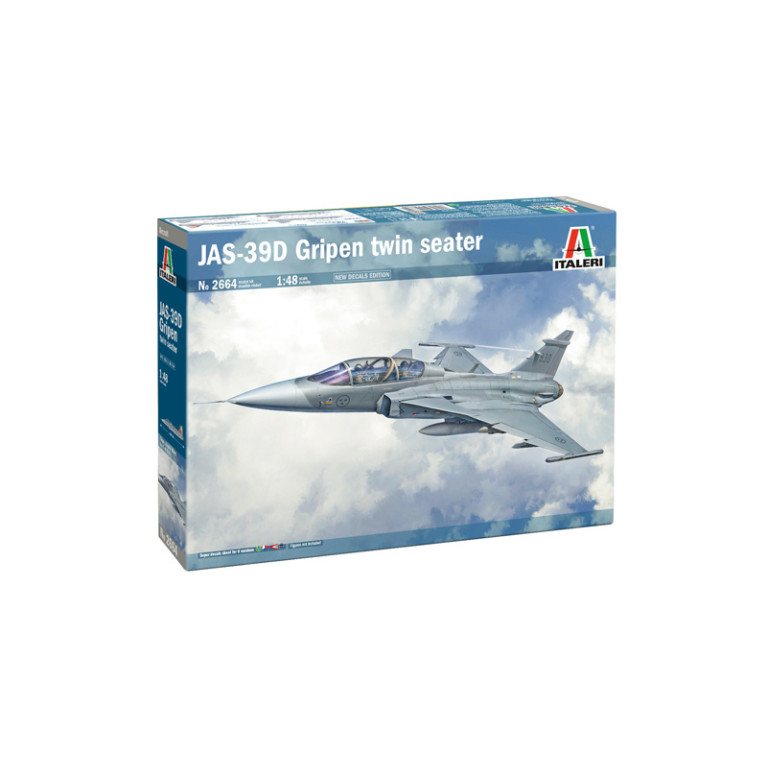 Avion JAS-39D Grippen "Twin seater" 4 versions - ITALERI 2664