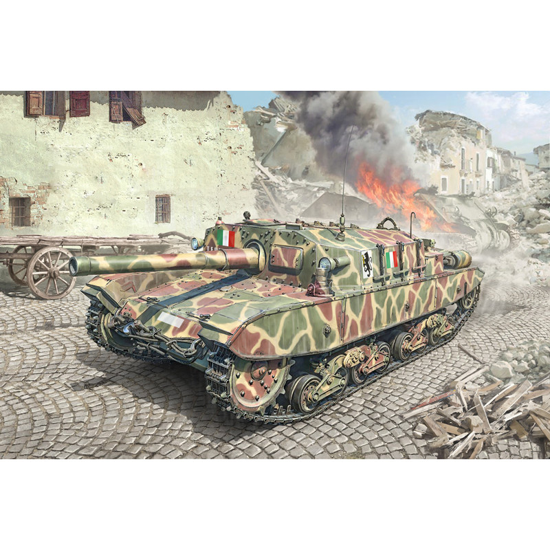 Char M43 da 105/25 "Bassotto" 4 versions - ITALERI 6751