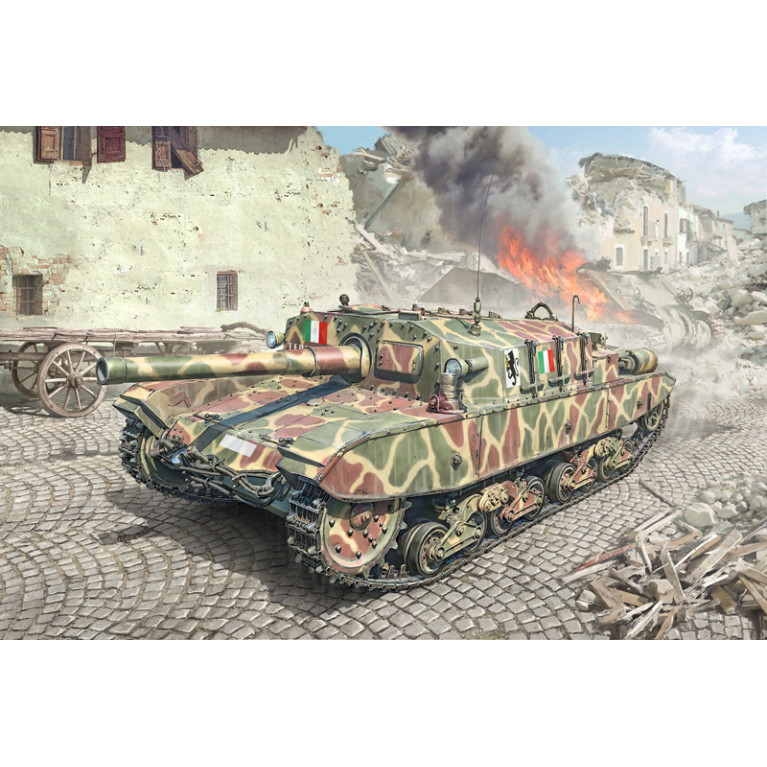 Char M43 da 105/25 "Bassotto" 4 versions - ITALERI 6751