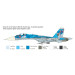 Avion Su-33 Flanker-D 4 versions - ITALERI 197