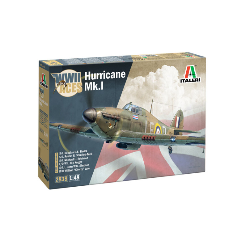 Avion Hurricane Mk.1 Aces 6 versions - ITALERI 2838