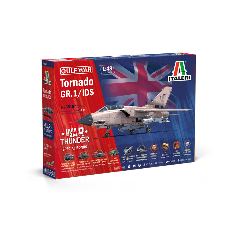 Avion Tornado GR.1/IDS 3 versions - ITALERI 35107