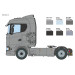 Camion Scania 770S 4x2 Normal Roof "Grey Cab" 2 versions - ITALERI 3971