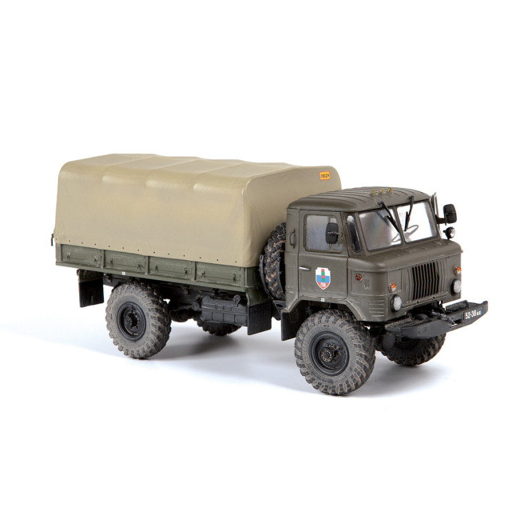Camion soviétique à traction intégrale GAZ-66 - ZVEZDA 3707