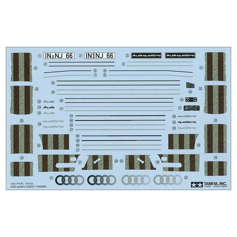 Audi quattro - TAMIYA 24031