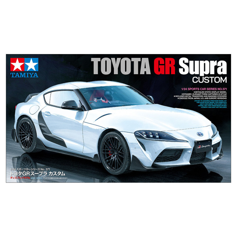 Toyota GR Supra custom 2 versions - TAMIYA 24371